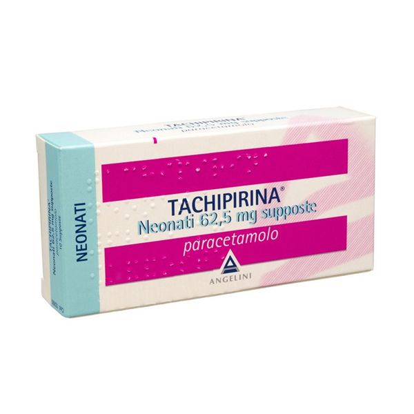 TACHIPIRINA*NEO 10SUPP 62,5MG - Farmacia Sant Anna SAS del Dott. Mariani Federigo