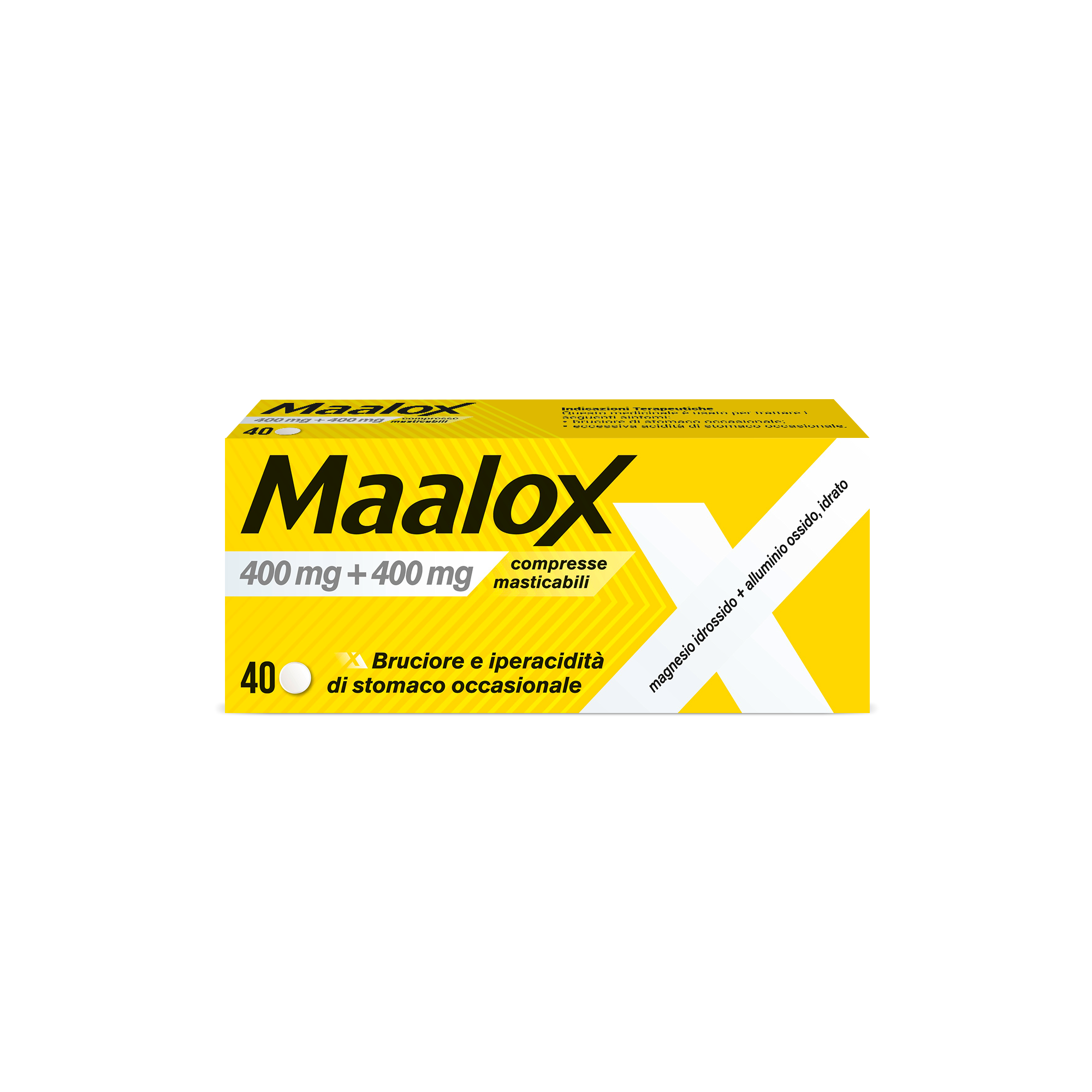 MAALOX*40CPR MAST 400MG+400MG - Farmacia Sant Anna SAS del Dott. Mariani Federigo