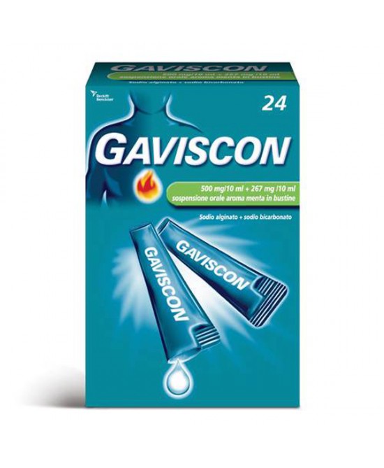 GAVISCON*24BUST 500+267MG/10ML - Farmacia Sant Anna SAS del Dott. Mariani Federigo