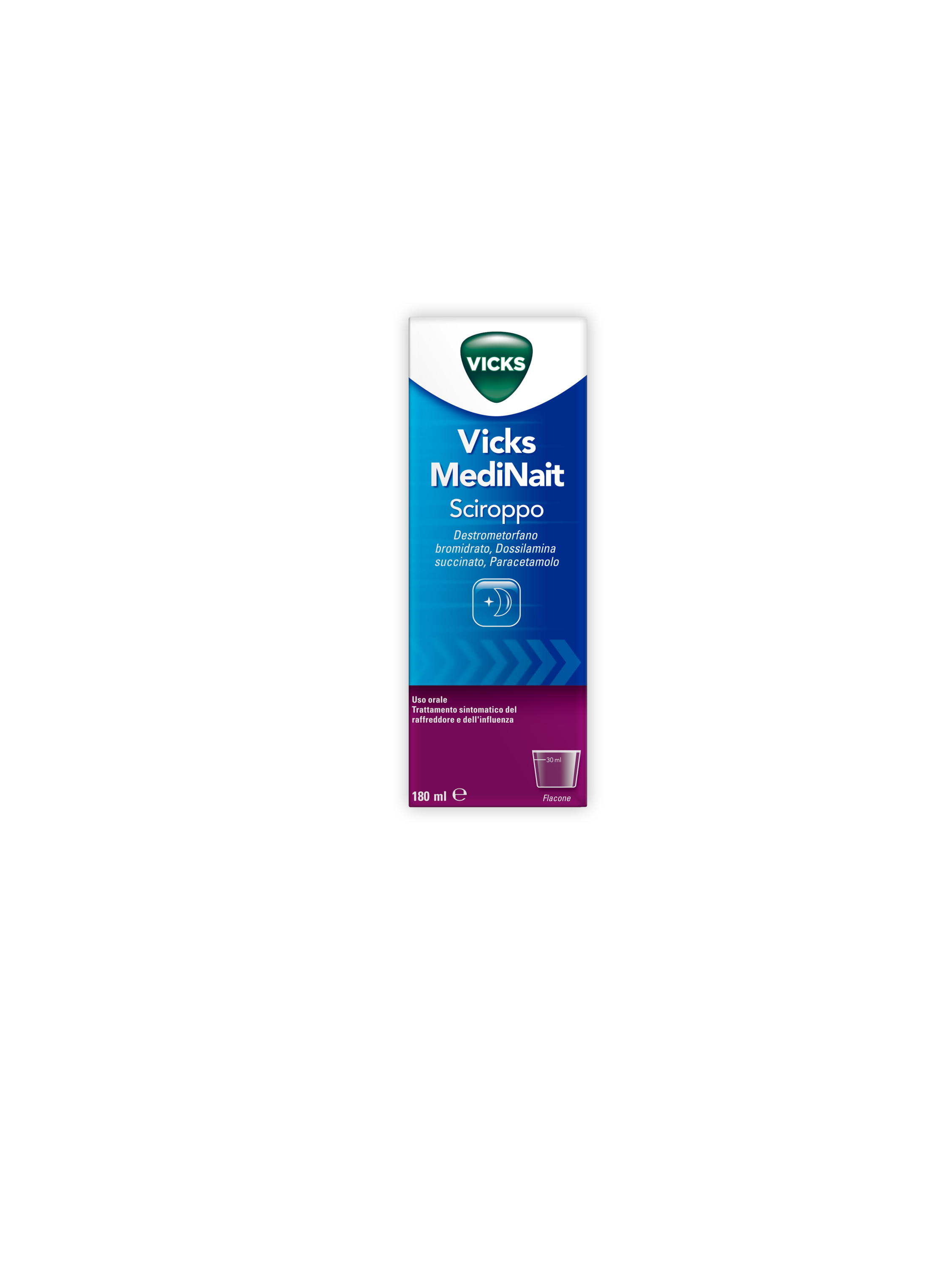 VICKS MEDINAIT*SCIR 180ML - Farmacia Sant Anna SAS del Dott. Mariani Federigo