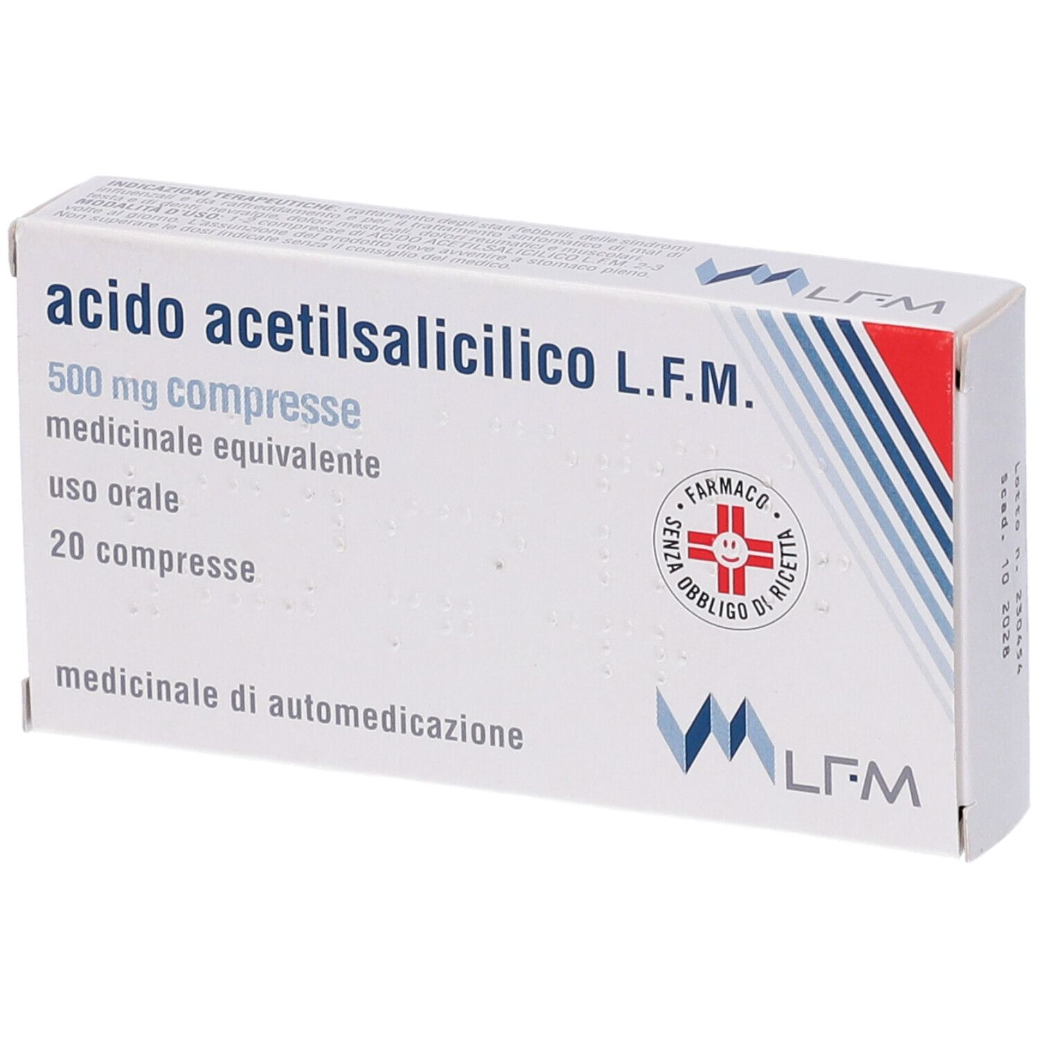 ACIDO ACETILSALIC LFM*20CPR500 - Farmacia Sant Anna SAS del Dott. Mariani Federigo