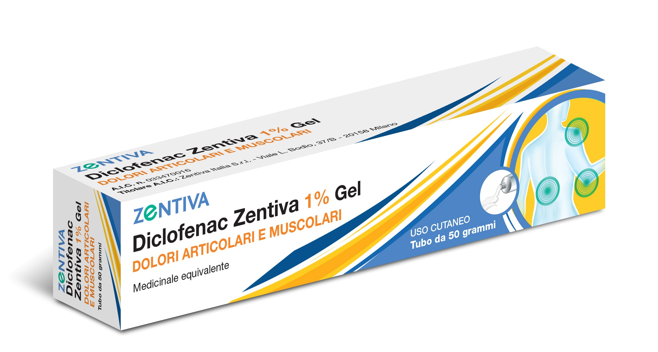 DICLOFENAC ZENTIVA*GEL 50G 1% - Farmacia Sant Anna SAS del Dott. Mariani Federigo