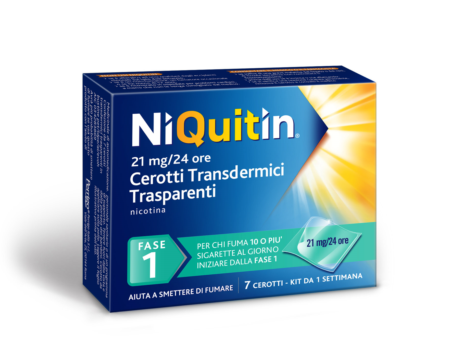 NIQUITIN*7CER TRANSD 21MG/24H - Farmacia Sant Anna SAS del Dott. Mariani Federigo