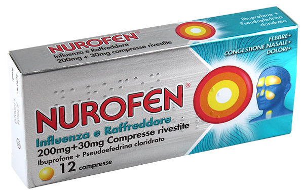 NUROFEN INFLUENZA RAFFR*12CPR - Farmacia Sant Anna SAS del Dott. Mariani Federigo