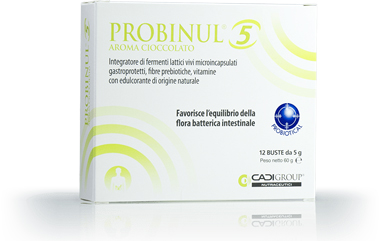 PROBINUL 5 12 BUSTINE 5 G AROMA CIOCCOLATO - Farmacia Sant Anna SAS del Dott. Mariani Federigo