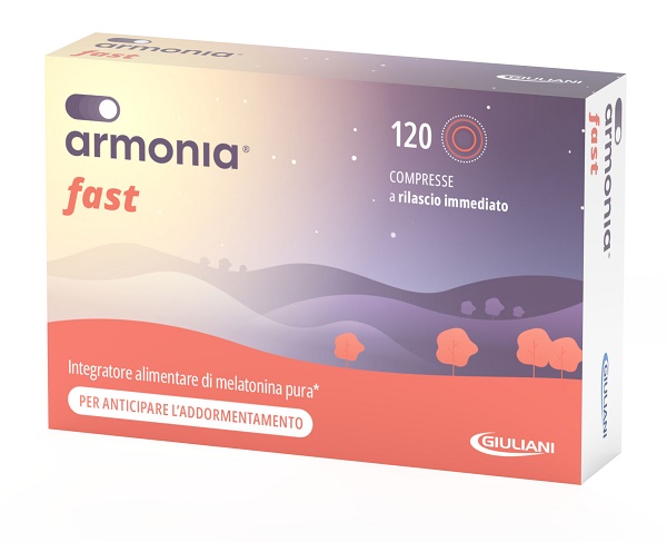 ARMONIA FAST 1 MG MELATONINA 120 COMPRESSE - Farmacia Sant Anna SAS del Dott. Mariani Federigo