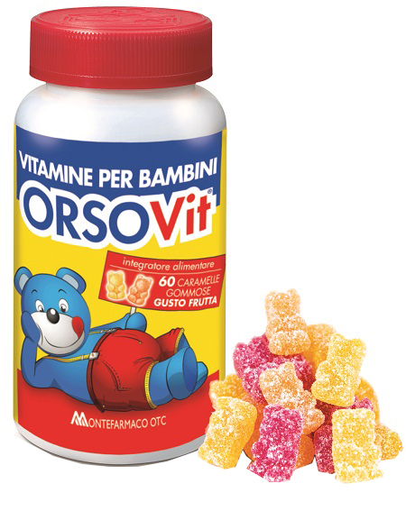 ORSOVIT CARAMELLE GOMMOSE VITAMINA BB SENZA GLUTINE 60 PEZZI - Farmacia Sant Anna SAS del Dott. Mariani Federigo