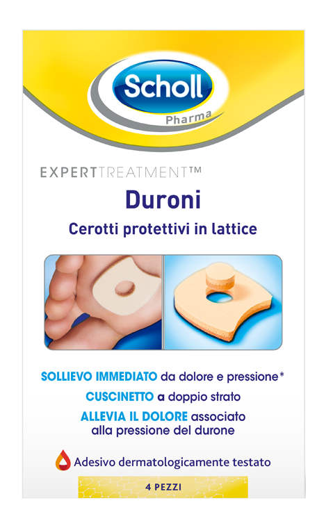 CEROTTO PROTETTIVO PER DURONI SCHOLL IN LATTICE 4 PEZZI - Farmacia Sant Anna SAS del Dott. Mariani Federigo