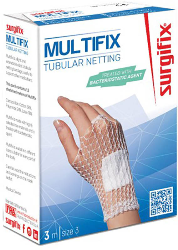 BENDA RETE MULTIFIX SANITIZED POLSO 3X300 CM - Farmacia Sant Anna SAS del Dott. Mariani Federigo