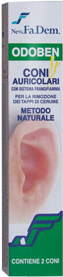ODOBEN CONO PER PULIZIA AURICOLARE 2 PEZZI - Farmacia Sant Anna SAS del Dott. Mariani Federigo
