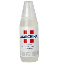 DISINFETTANTE IGIENIZZANTE A BASE DI IPOCLORITO DI SODIO ANTIMICROBICO AD AMPIO SPETTRO D'AZIONE AMUCHINA LIQUIDA 100% 500 ML - Farmacia Sant Anna SAS del Dott. Mariani Federigo