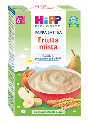 HIPP BIO PAPPA LATTEA FRUTTA MISTA 250 G - Farmacia Sant Anna SAS del Dott. Mariani Federigo