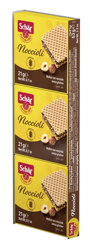 SCHAR NOCCIOLI' WAFERS CON NOCCIOLE 3 PEZZI DA 21 G - Farmacia Sant Anna SAS del Dott. Mariani Federigo
