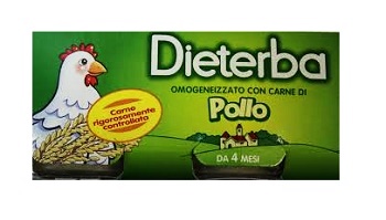 DIETERBA OMOGENEIZZATO POLLO 3 PEZZI 80 G - Farmacia Sant Anna SAS del Dott. Mariani Federigo