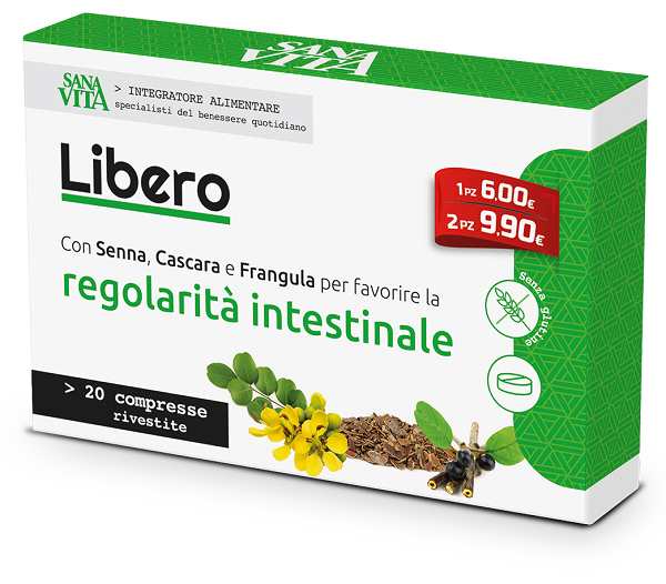 SANAVITA LIBERO 20 COMPRESSE - Farmacia Sant Anna SAS del Dott. Mariani Federigo