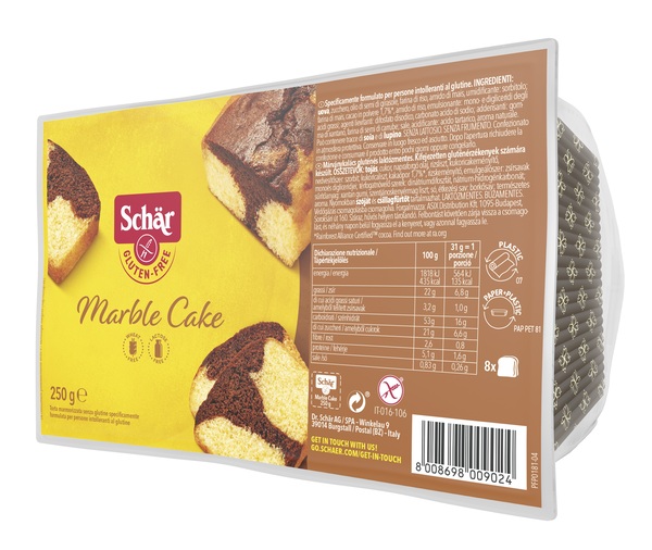 SCHAR MARBLE CAKE SENZA LATTOSIO 250 G - Farmacia Sant Anna SAS del Dott. Mariani Federigo