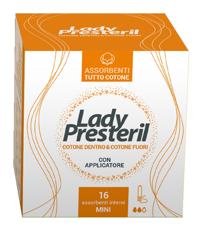 LADY PRESTERIL ASSORBENTI INTERNI MINI 16 PEZZI - Farmacia Sant Anna SAS del Dott. Mariani Federigo