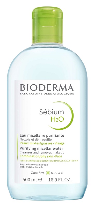 SEBIUM H2O ACQUA MICELLARE DETERGENTE PURIFICANTE 500 ML - Farmacia Sant Anna SAS del Dott. Mariani Federigo