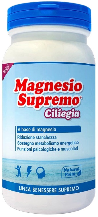 MAGNESIO SUPREMO CILIEGIA POLVERE 150 G - Farmacia Sant Anna SAS del Dott. Mariani Federigo