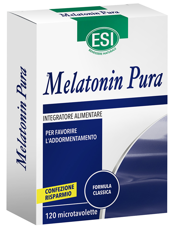 ESI MELATONIN PURA 120 MICROTAVOLETTE - Farmacia Sant Anna SAS del Dott. Mariani Federigo