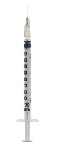 SIRINGA PER INSULINA EXTRAFINE 1ML 100 UI AGO REMOVIBILE 27 GAUGE 0,40X12 MM 1 PEZZO - Farmacia Sant Anna SAS del Dott. Mariani Federigo
