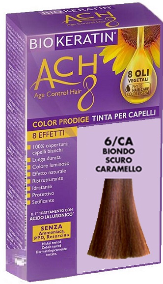 BIOKERATIN ACH8 COLOR PRODIGE 6/CA BIONDO SCURO CARAMELLO - Farmacia Sant Anna SAS del Dott. Mariani Federigo