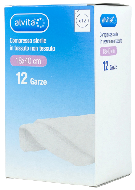 GARZA COMPRESSA TNT 18X40CM 12 PEZZI - Farmacia Sant Anna SAS del Dott. Mariani Federigo