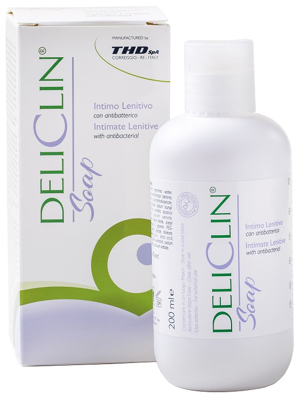 DELICLIN SOAP DETERGENTE INTIMO LENITIVO CON ANTIBATTERICO 200 ML - Farmacia Sant Anna SAS del Dott. Mariani Federigo