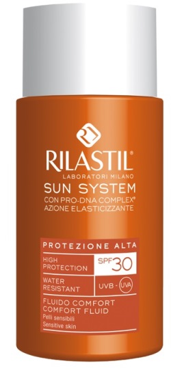 RILASTIL SUN SYSTEM PHOTO PROTECTION THERAPY SPF30 COMFORT FLUIDO 50 ML - Farmacia Sant Anna SAS del Dott. Mariani Federigo