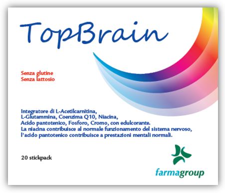 TOPBRAIN 20 STICK 4,5 G - Farmacia Sant Anna SAS del Dott. Mariani Federigo