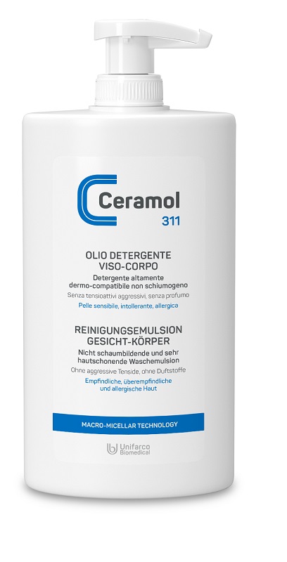 CERAMOL 311 OLIO DETERGENTE VISO/CORPO 400 ML - Farmacia Sant Anna SAS del Dott. Mariani Federigo