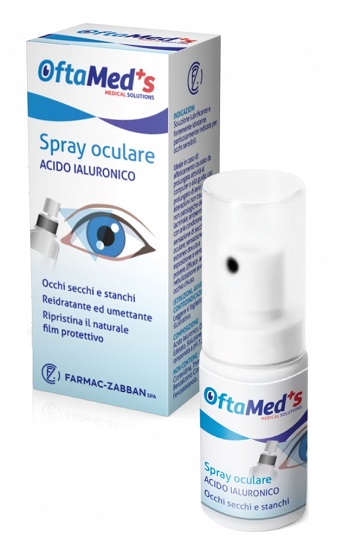 OFTAMED'S SPRAY CULARE OCCHI SECCHI E STANCHI ACIDO IALURONICO 10 ML - Farmacia Sant Anna SAS del Dott. Mariani Federigo