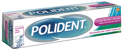 ADESIVO PROTESI DENTALI POLIDENT LUNGA TENUTA 70 G - Farmacia Sant Anna SAS del Dott. Mariani Federigo