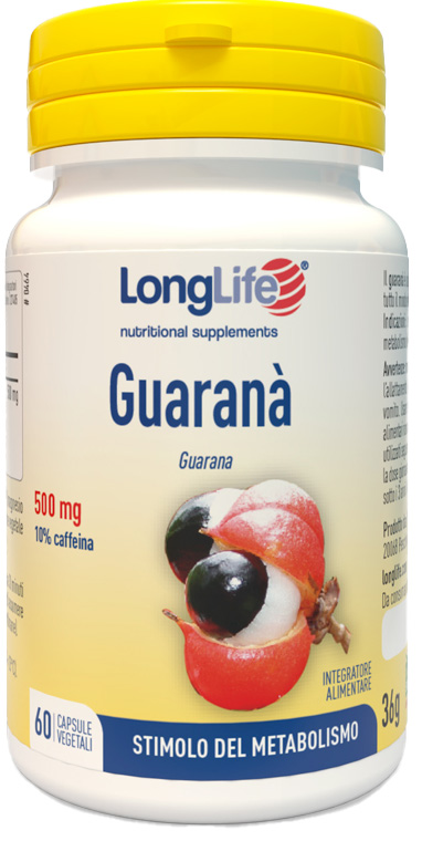 LONGLIFE GUARANA' 60 CAPSULE VEGETALI - Farmacia Sant Anna SAS del Dott. Mariani Federigo
