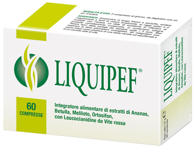 LIQUIPEF 60 COMPRESSE - Farmacia Sant Anna SAS del Dott. Mariani Federigo