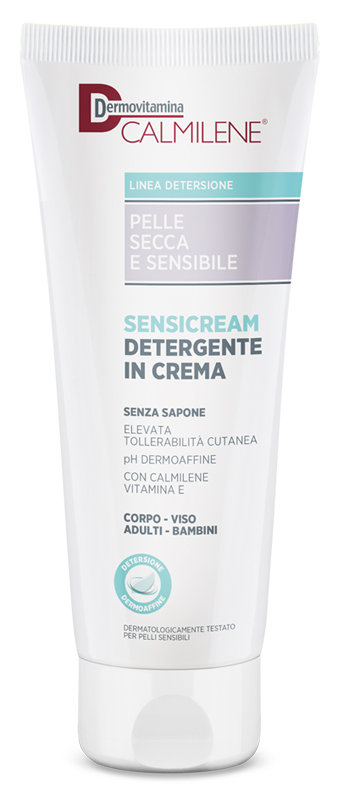DERMOVITAMINA CALMILENE SENSICREAM DETERGENTE IN CREMA SENZA SAPONE PER PELLE SECCA E SENSIBILE 250 ML - Farmacia Sant Anna SAS del Dott. Mariani Federigo
