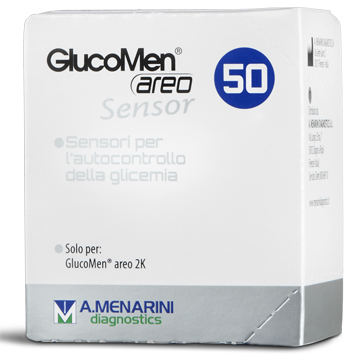 STRISCE MISURAZIONE GLICEMIA GLUCOMEN AREO SENSOR 50 PEZZI - Farmacia Sant Anna SAS del Dott. Mariani Federigo