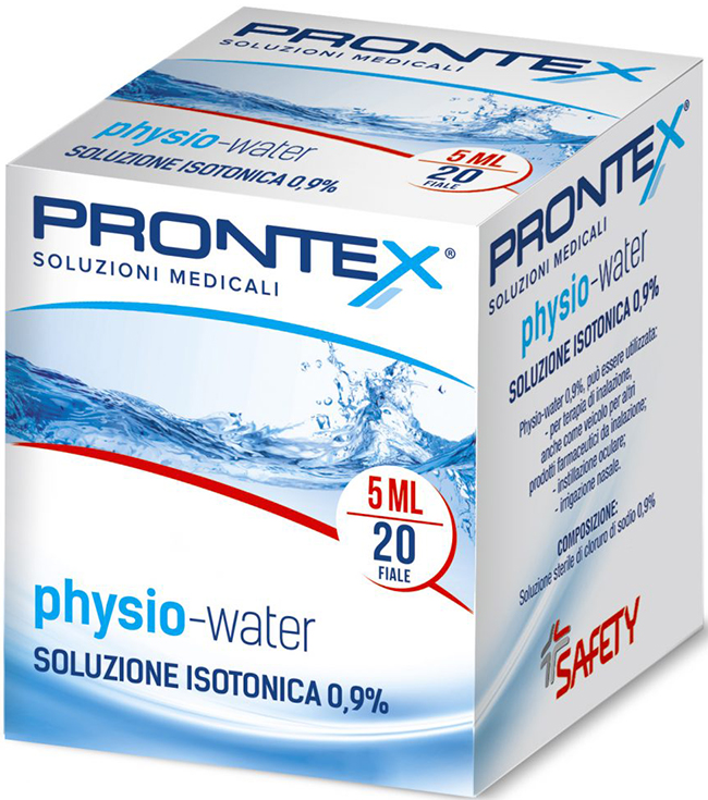 SOLUZIONE FISIOLOGICA PRONTEX PHYSIO ISOTONIC 20 FIALE DA 5 ML - Farmacia Sant Anna SAS del Dott. Mariani Federigo
