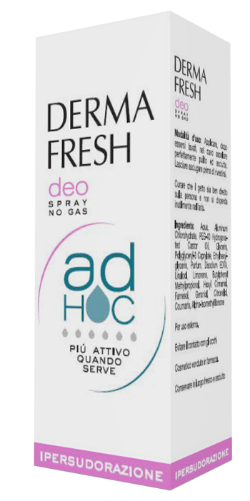 DERMAFRESH DEO SPRAY NO GAS AD HOC IPERSUDORAZIONE DEODORANTE 100 ML - Farmacia Sant Anna SAS del Dott. Mariani Federigo
