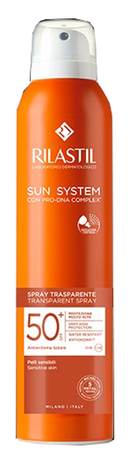 RILASTIL SUN SYSTEM TRASPARENT SPRAY SPF50+ 200 ML - Farmacia Sant Anna SAS del Dott. Mariani Federigo