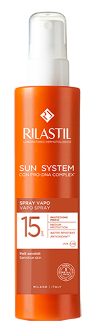 RILASTIL SUN SYSTEM SPRAY VAPO SPF15 200 ML - Farmacia Sant Anna SAS del Dott. Mariani Federigo