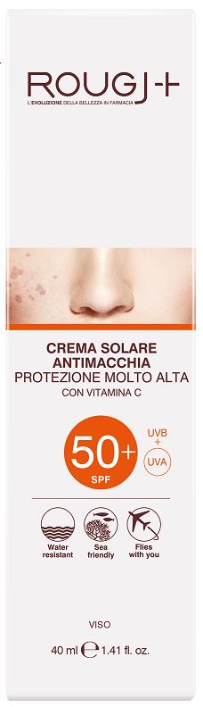 ROUGJ SOLARE SPF50+ VISO ANTIMACCHIA VITAMINA C 40 ML - Farmacia Sant Anna SAS del Dott. Mariani Federigo