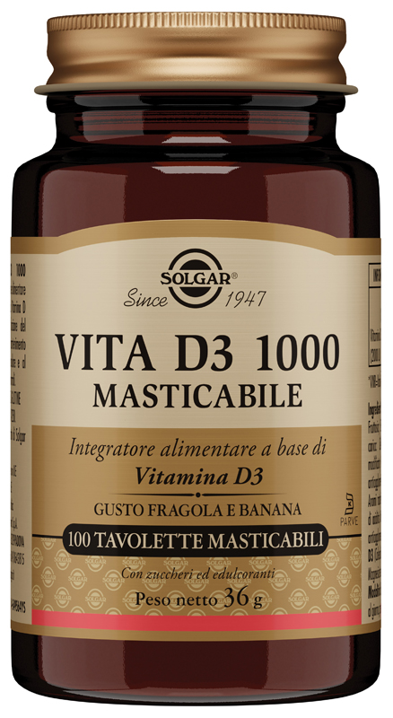 VITA D3 1000 100 TAVOLETTE MASTICABILI - Farmacia Sant Anna SAS del Dott. Mariani Federigo
