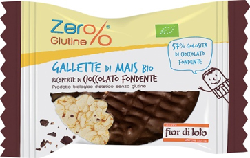 ZER% GLUTINE GALLETTE MAIS RICOPERTE CIOCCOLATO FONDENTE BIO 32 G - Farmacia Sant Anna SAS del Dott. Mariani Federigo