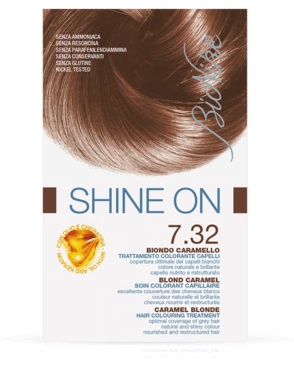 BIONIKE SHINE ON TRATTAMENTO COLORANTE CAPELLI BIONDO CARAMELLO 7.32 - Farmacia Sant Anna SAS del Dott. Mariani Federigo