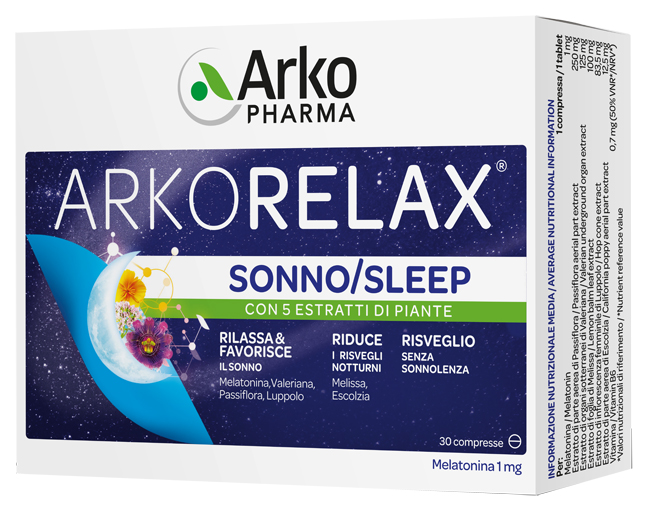 ARKORELAX SONNO 30 COMPRESSE - Farmacia Sant Anna SAS del Dott. Mariani Federigo