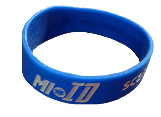 BRACCIALE SALVAVITA MIOID IN SILICONE BLU L - Farmacia Sant Anna SAS del Dott. Mariani Federigo