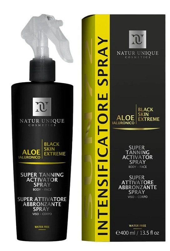 NATUR UNIQUE SUPER ATTIVATORE SPRAY BLACK SKIN EXTREME 400 ML - Farmacia Sant Anna SAS del Dott. Mariani Federigo