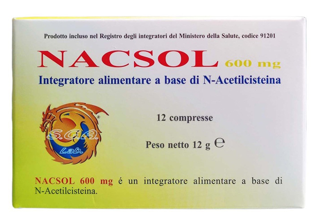 NACSOL 12 COMPRESSE - Farmacia Sant Anna SAS del Dott. Mariani Federigo