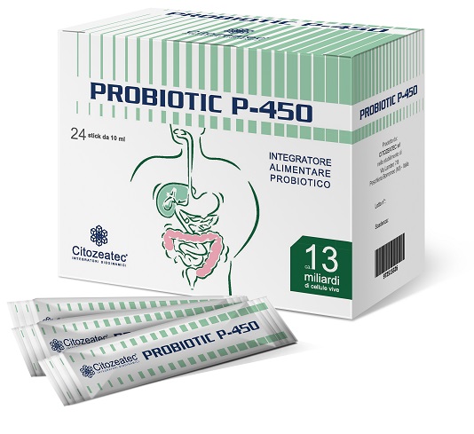 PROBIOTIC P-450 24 STICK MONODOSE 10 ML - Farmacia Sant Anna SAS del Dott. Mariani Federigo